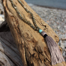 Load image into Gallery viewer, Haven Mala with Amazonite Guru Bead and tassle