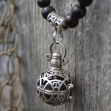 Load image into Gallery viewer, Always Surrounded Mala with essential oil pendant detail