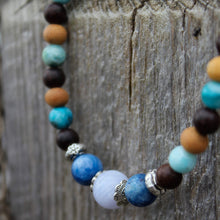 Load image into Gallery viewer, Blissful Heart wrap mala photo