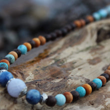 Load image into Gallery viewer, Blissful Heart wrap mala detail