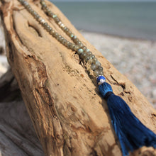 Load image into Gallery viewer, Haven Mala with Lapis Lazuli Guru Bead and tassle