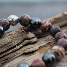 Load image into Gallery viewer, Planetary Traveller crystal wrist mala detail